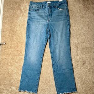 Good American Good Legs Straight Jeans, Size 16, EUC
